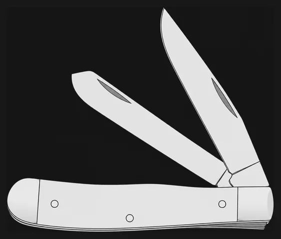 Illustration of the W.R. Case & Sons Trapper